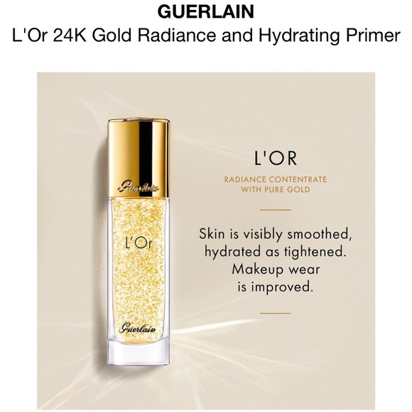 ✨GUERLAIN L'Or Radiance Concentrate with Pure Gold Make-up Base Travel Size 5ML - Picture 3 of 6